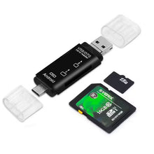 Load image into Gallery viewer, 3-in-1 USB OTG Type C to Mirco USB / SD Card / Micro SD Card Reader