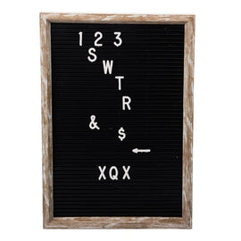 Black Plastic Letter Board (31 x 22cm)
