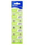 Accell LR41 AG3 1.5V Alkaline Batteries - Pack of 10