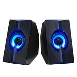 T-WOLF S5 Colourful Luminous Computer Speakers