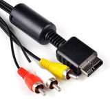 Replacement 2M AV Cable for PS3/ PS2 AV Component TV Video Cable for Playstation 3 PS3 High quality, PS2/3 Game HDTV