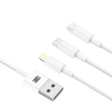 Earldom - EC-IMC018 - 3 in 1 Fast Cable 1.2m - White