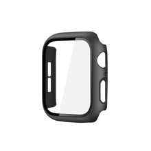 Load image into Gallery viewer, Hard Case and Glass Screen Protector for Apple Watch - 45mm Black