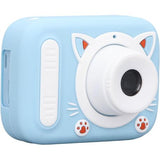 Techme X900C Kids Digital HD Video & Photo Dual Lens Camera with Games - Blue