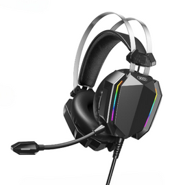 XO - XO-GE07 - 3D Surround Sound Gaming Headset With RGB Lighting - Black