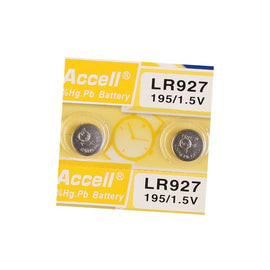 Accell LR927 195/1.5V AG7 Alkaline Battery - Pack of 10