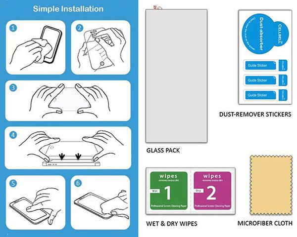 Tempered Glass Screen Protector for Apple iPhone 5/5S/SE