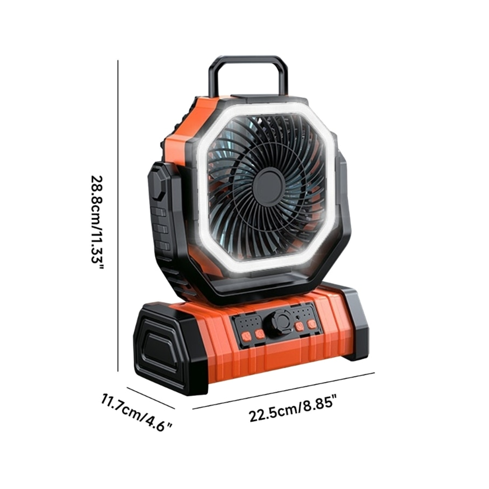 Outdoor/Camping 3-in-1 Unit (Fan, LED Light and Powerbank)