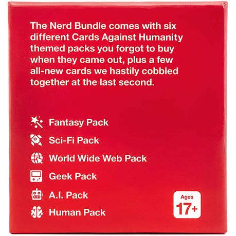 Cards Against Humanity: Nerd Bundle Expansion Set