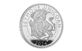 2024 Seymour Unicorn Tudor Beasts 2oz Pure 999.9 Fine Silver Coin