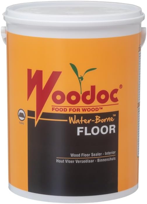'Woodoc Water-Borne FLOOR (White) Gloss (1lt)