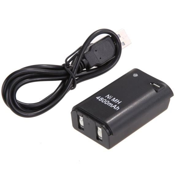 Replacement 4800mAh Rechargeable Battery Pack Xbox 360 Wireless Controller