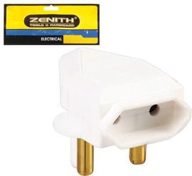 Zenith 2 Pin Euro Adaptor Bottom Entry - Pack of 10