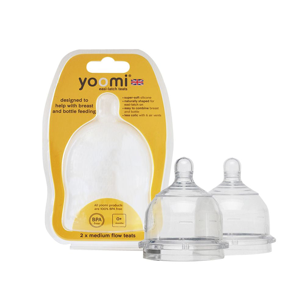 Yoomi Medium Flow Teats 2-Pack