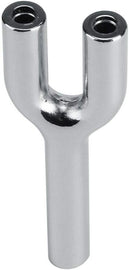 Single Sniffing Tube Snuff Pipe Double Tube Dual Snorter Straw Aluminium Dust Pipe for Powder Silver