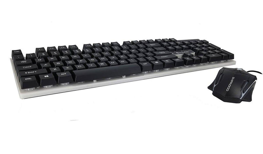 Shipadoo USB Wired LED Gaming Keyboard & Mouse Set