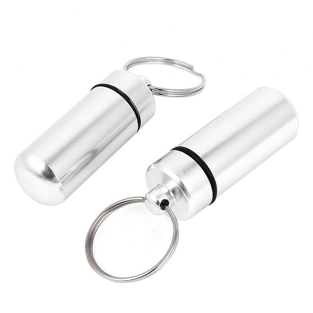 Mihuis Waterproof Aluminum Keychain Pill Box