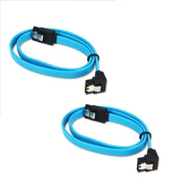 Load image into Gallery viewer, SATA 3 90 Degree Data Cable - 2 Pack