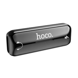 Hoco LS27 Dual Lightning Digital Audio Converter Compatible with Apple iPhone - Grey