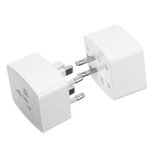 Load image into Gallery viewer, Travel Adapter International World Plug Adapter - Multiplug White Plug - 6A