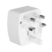 Load image into Gallery viewer, Travel Adapter International World Plug Adapter - Multiplug White Plug - 6A