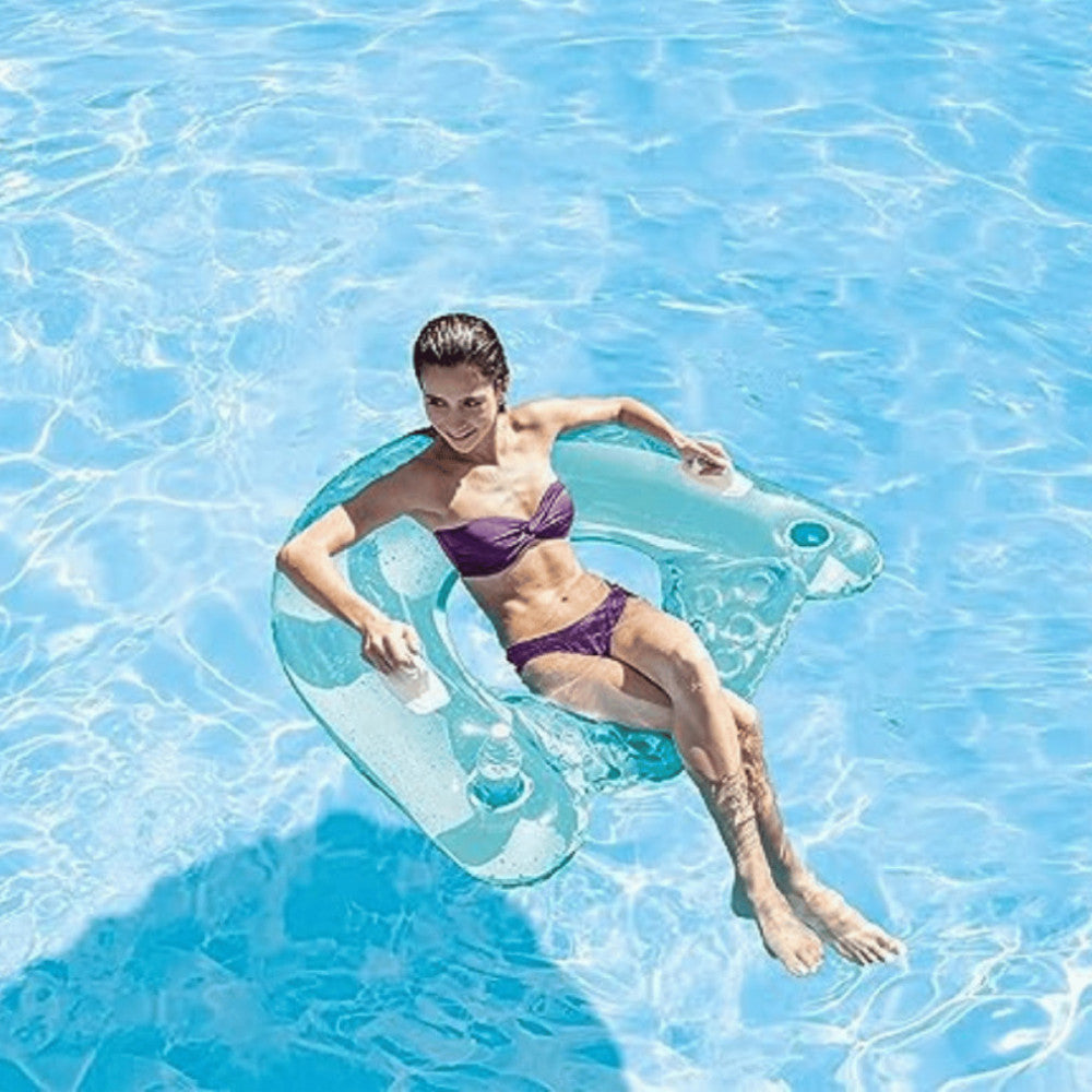 Intex Sit 'n Float Lounge Inflatable Water Pool Chair