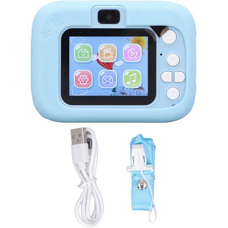 Techme X900C Kids Digital HD Video & Photo Dual Lens Camera with Games - Blue