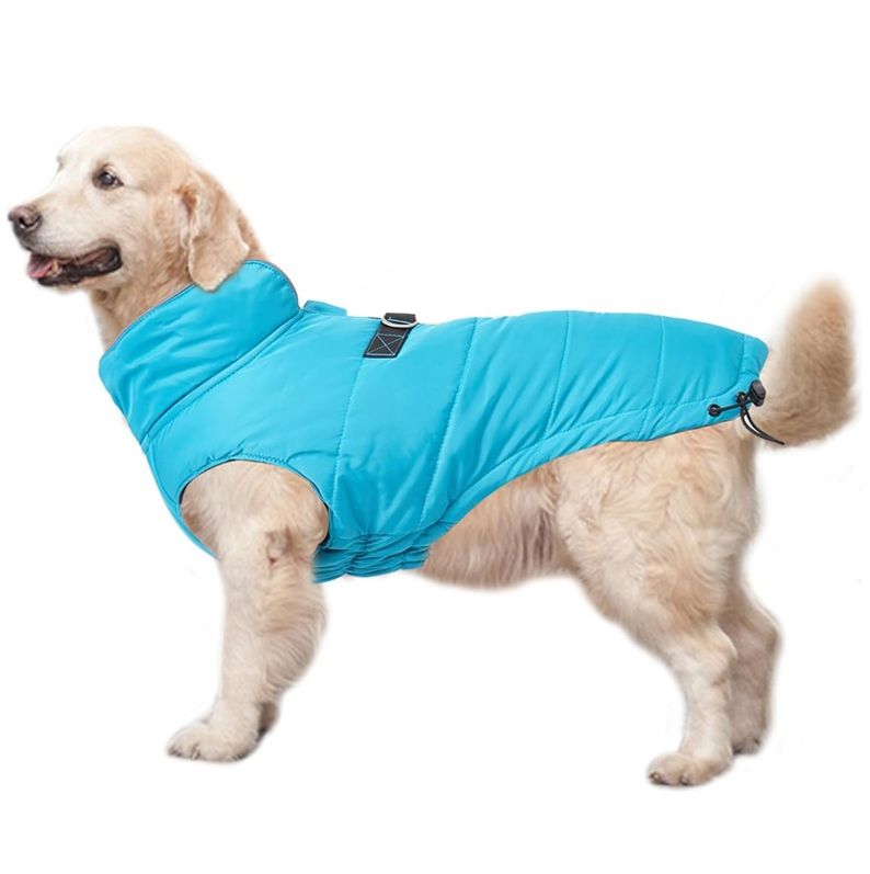 Water Resistant Winter Dog Jacket 100% Polyester Fleece