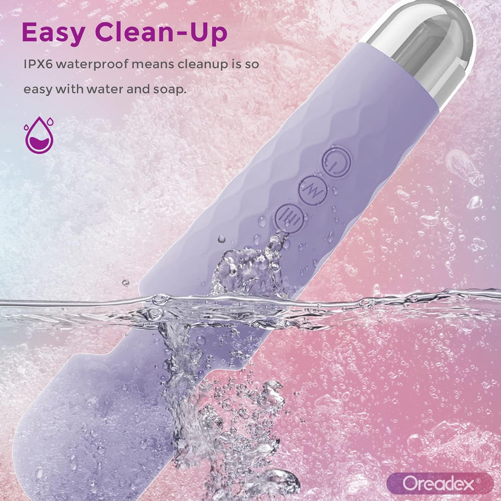 Oreadex Powerful Rechargeable Waterproof Personal Wand Massager