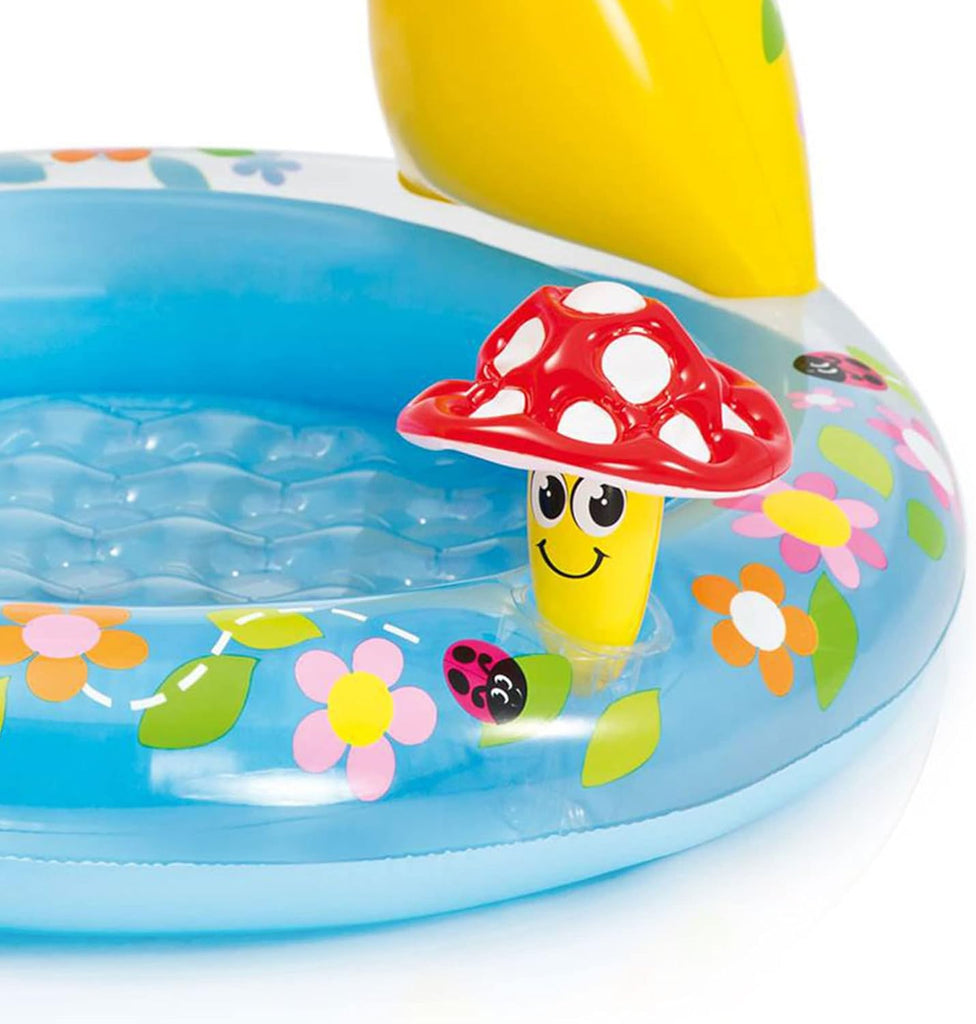 Intex Inflatable Mushroom Water Play Center Kiddie Swimming Pool for 1-3 Years Kids
