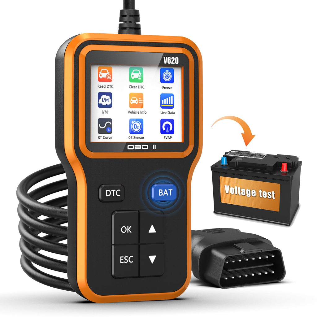 OBD2 Scanner Diagnostic Tool, Car Scanner for iOS & Android, Bluetooth 5.4