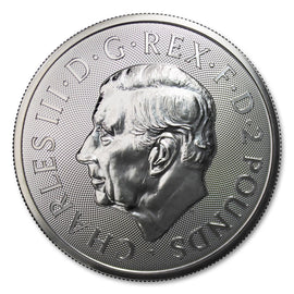 2024 Seymour Unicorn Tudor Beasts 2oz Pure 999.9 Fine Silver Coin