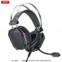 Load image into Gallery viewer, XO - XO-GE07 - 3D Surround Sound Gaming Headset With RGB Lighting - Black