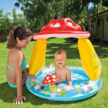 Load image into Gallery viewer, Intex Inflatable Mushroom Water Play Center Kiddie Swimming Pool for 1-3 Years Kids