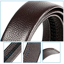 Load image into Gallery viewer, Men Casual Cow Leather Belt Waistband with Buckle Head, Length: 125cm, Length: 125cm