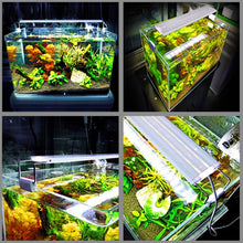 Load image into Gallery viewer, XY-15N/K Aquarium Glass Fish Tank LED Aquatic Bracket Lamp, US Plug, XY-15N/K