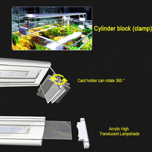 Load image into Gallery viewer, XY-60K Three Rows Aquarium Glass Fish Tank LED Aquatic Bracket Lamp, US Plug, XY-60K Three Rows
