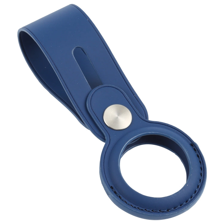 Anti-scratch Polyurethane Case Cover with Hang Loop for AirTag 2nd Gen / AirTag 1st Gen