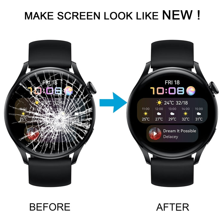 Original LCD Screen and Digitizer Full Assembly for Huawei Watch 3