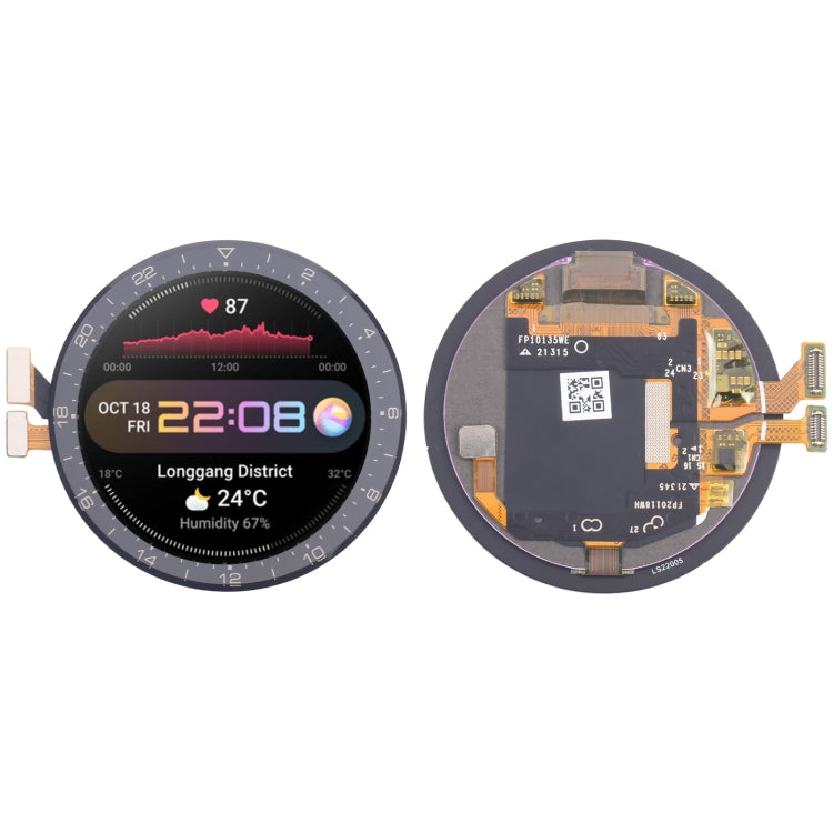 Original LCD Screen and Digitizer Full Assembly for Huawei Watch 3 Pro