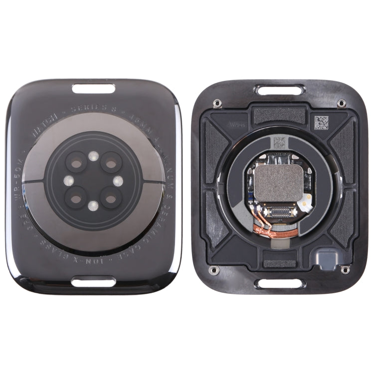 For Apple Watch Series 8 45mm GPS Glass Back Cover With Charging Module