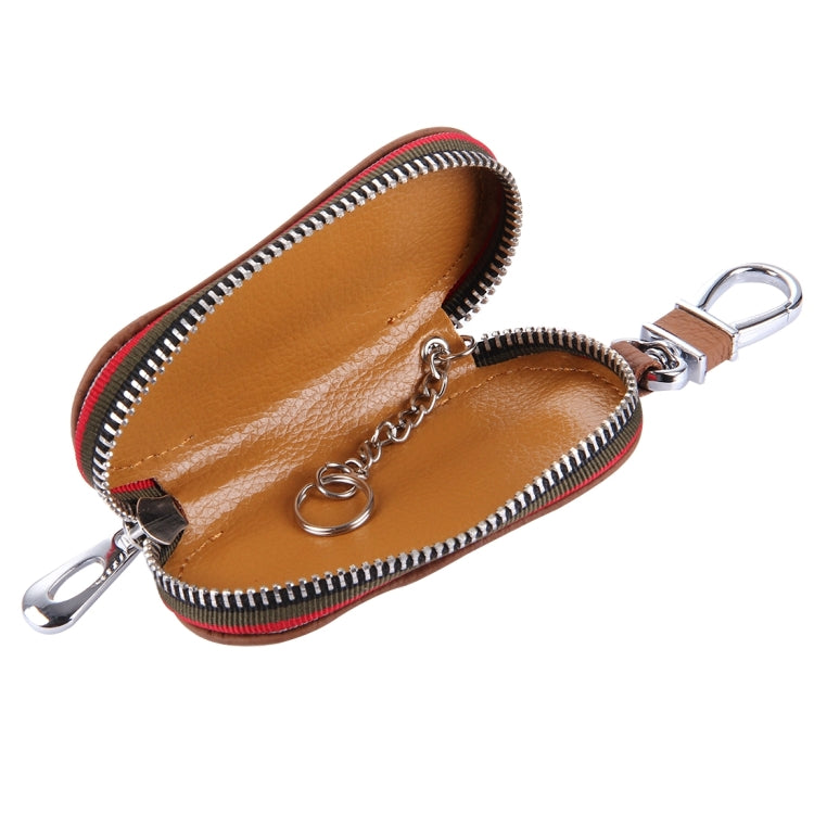 Leather Wallets Little Foot, 15.5 * 5cm#Brown, 15.5 * 5cm#black