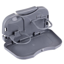 Load image into Gallery viewer, Folding Car Auto Back Seat Table Drink Food Cup Tray Holder Stand Desk, Black, Gray, Beige