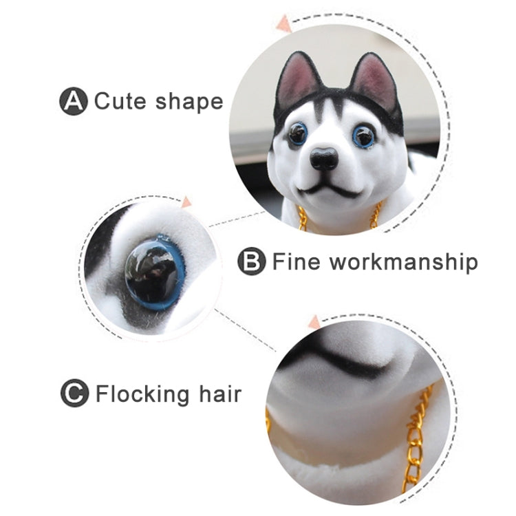 Dog Doll Car Ornaments, Sausage dog, Huskies, Dalmatians, Beagle, Shepherd