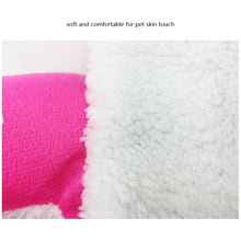Load image into Gallery viewer, Strawberry Shaped Foldable Short Plush Pet House Nest, Size: L, Red, Size L, Pink, Size L, Purple, Size L