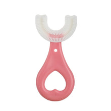 Load image into Gallery viewer, U-shaped Children Baby Hand-held Soft Toothbrush Brushing Artifact for 2-6 Years Old, Style: Heart Shape, Heart Shape