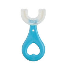 Load image into Gallery viewer, U-shaped Children Baby Hand-held Soft Toothbrush Brushing Artifact for 2-6 Years Old, Style: Heart Shape, Heart Shape