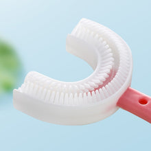 Load image into Gallery viewer, U-shaped Children Baby Hand-held Soft Toothbrush Brushing Artifact for 2-6 Years Old, Style: Heart Shape, Heart Shape