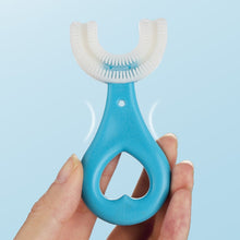 Load image into Gallery viewer, U-shaped Children Baby Hand-held Soft Toothbrush Brushing Artifact for 2-6 Years Old, Style: Heart Shape, Heart Shape