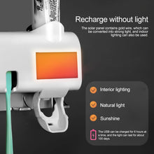 Load image into Gallery viewer, Ultraviolet Toothbrush Sterilizer Bathroom Wall-mounted Toothbrush Holder